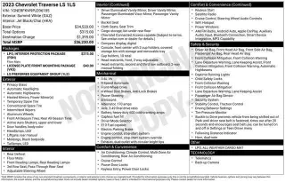 Chevrolet Traverse 2023 LS 4dr SUV w/1LS