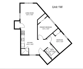 Propiedad en alquiler con 2 habitaciones y 1 baño en Chicago