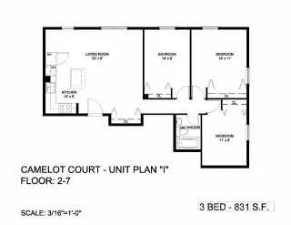 Propiedad en alquiler con 3 habitaciones y 1 baño en Brighton