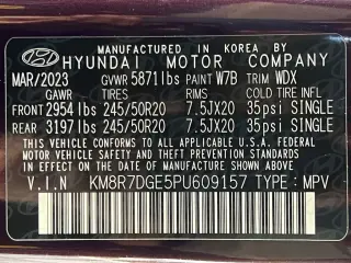 Hyundai PALISADE 2023 AWD Calligraphy 4dr SUV
