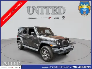 Jeep Wrangler Unlimited 2020 4x4 Black and Tan 4dr SUV