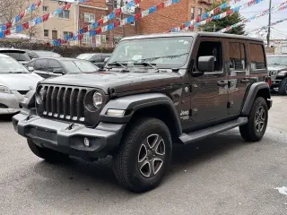 Jeep Wrangler Unlimited 2020 4x4 Black and Tan 4dr SUV