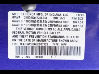 Honda CR-V 2020 AWD EX-L 4dr SUV