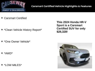 Honda HR-V 2024 AWD Sport 4dr Crossover