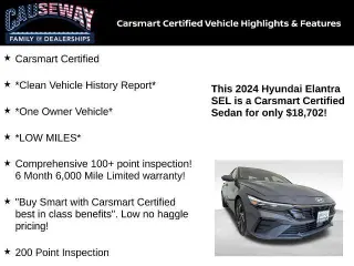 Hyundai ELANTRA 2024 SEL 4dr Sedan