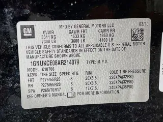 Chevrolet Tahoe 2010 4x4 LTZ 4dr SUV
