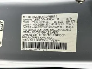 Honda Odyssey 2025 Sport-L 4dr Mini-Van