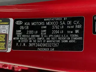 Kia Forte 2019 LXS 4dr Sedan