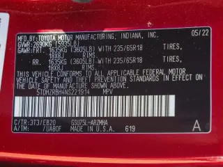 Toyota Highlander 2022 AWD XLE 4dr SUV