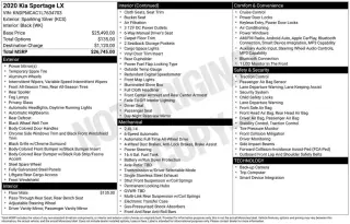 Kia Sportage 2020 AWD LX 4dr SUV