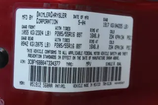 Chrysler PT Cruiser 2004