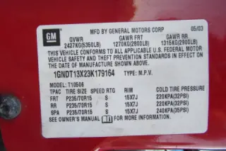Chevrolet Blazer 2003