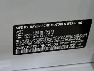 Serie 3 de BMW 2023 AWD 330e xDrive 4 puertas Sedan