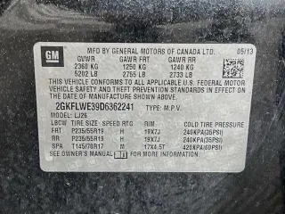 GMC Terrain 2013 SLT-2 4 puertas SUV