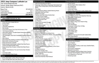 Jeep Compass 2023 4x4 Latitude Lux 4 puertas SUV