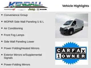 Ram ProMaster 2025 SLT 2500 159 WB 3dr High Roof Cargo Van