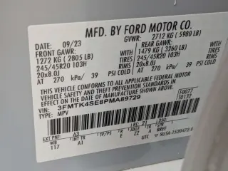 Ford Mustang Mach-E 2023 AWD GT 4 puertas SUV