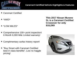Nissan Murano 2017 AWD S 4 puertas SUV