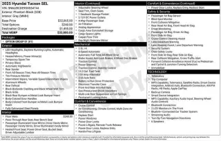 Hyundai TUCSON 2025 AWD SEL 4 puertas SUV