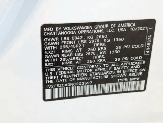 Volkswagen Atlas Cross Sport 2022 AWD V6 SEL Premium R-Line 4Motion 4dr SUV