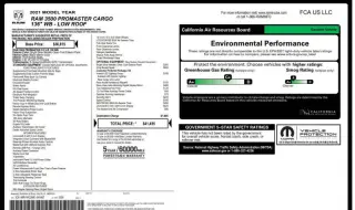 RAM ProMaster 2021