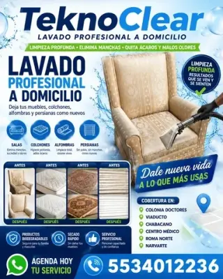 Lavado de salas y colchones