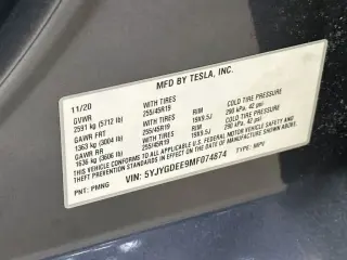 Tesla Model Y 2021 AWD Long Range 4 puertas Crossover