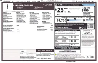 Lincoln Corsair 2023 Estándar 4 puertas SUV