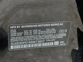 BMW X3 2024 AWD xDrive30i 4 puertas Vehículo Deportivo Utilitario