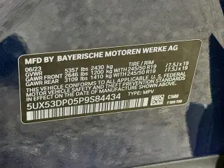 BMW X3 2023 AWD xDrive30i 4 puertas Vehículo de Actividad Deportiva