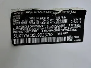 BMW X3 2020 AWD xDrive30i 4 puertas Vehículo Deportivo Utilitario