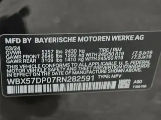 BMW X3 2024 AWD xDrive30i 4 puertas Vehículo de Actividad Deportiva