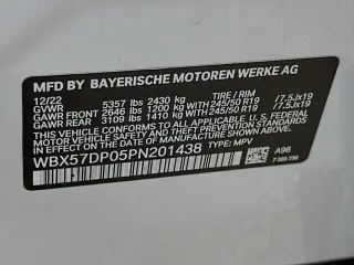BMW X3 2023 AWD xDrive30i 4 puertas Vehículo Deportivo Utilitario