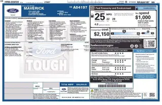 Ford Maverick 2024 AWD Lariat 4 puertas Supercrew 4.5 pies. Caja corta