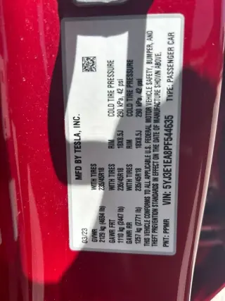 Tesla Model 3 2023 4 puertas Sedan