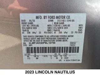 Lincoln Nautilus 2023 Reserve 4 puertas SUV