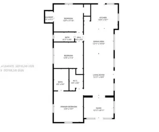 Propiedad en alquiler con 3 habitaciones y 2 baños en Miami