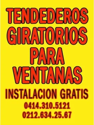 TENDEDEROS GIRATORIOS VENTANAS