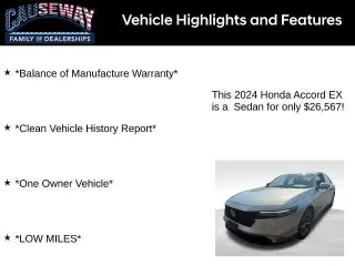 Honda Accord 2024 EX 4dr Sedan
