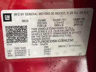 GMC Sierra 1500 2019 4x4 SLT 4dr Crew Cab 5.8 ft. SB