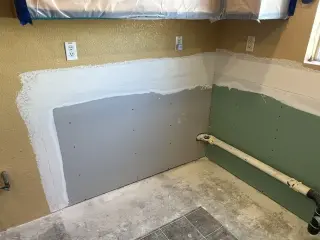 Drywall and teipin