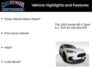 Honda HR-V 2024 AWD Sport 4dr Crossover