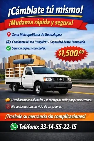 Mudanza Rapida y Segura, Flete