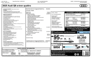 2025 Audi Q6 e-tron