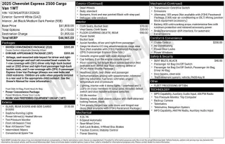2025 Chevrolet Express 2500