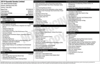 Hyundai SONATA 2019 Limited 4dr Sedan