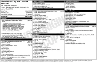 Ram 1500 2023 4x2 Big Horn 4dr Crew Cab 5.6 ft. SB Pickup