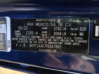 Kia Forte 2023 LXS 4dr Sedan