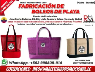 Fabrica bolsos de playa Quito