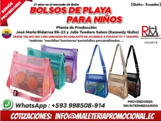 Fabrica bolsos de playa Quito